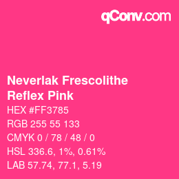 Farbcode: Neverlak Frescolithe - Reflex Pink | qconv.com