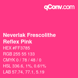 Farbcode: Neverlak Frescolithe - Reflex Pink | qconv.com