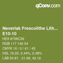 Farbcode: Neverlak Frescolithe Lithox Putop - E10-10 | qconv.com