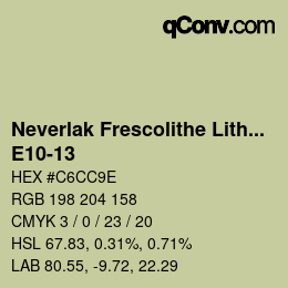 Color code: Neverlak Frescolithe Lithox Putop - E10-13 | qconv.com