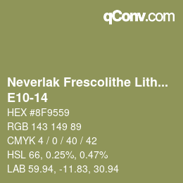 Code couleur: Neverlak Frescolithe Lithox Putop - E10-14 | qconv.com
