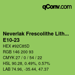 Color code: Neverlak Frescolithe Lithox Putop - E10-23 | qconv.com