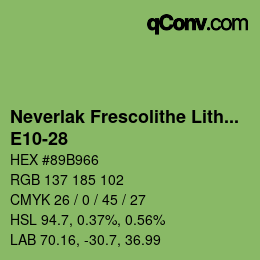 Farbcode: Neverlak Frescolithe Lithox Putop - E10-28 | qconv.com