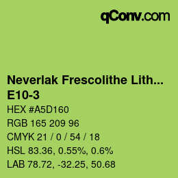 Farbcode: Neverlak Frescolithe Lithox Putop - E10-3 | qconv.com