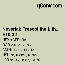 Color code: Neverlak Frescolithe Lithox Putop - E10-32 | qconv.com