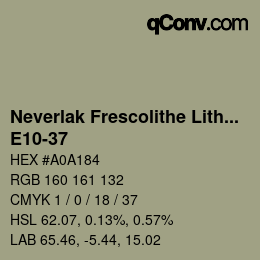 Code couleur: Neverlak Frescolithe Lithox Putop - E10-37 | qconv.com