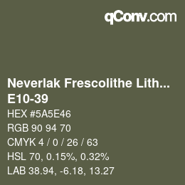Color code: Neverlak Frescolithe Lithox Putop - E10-39 | qconv.com