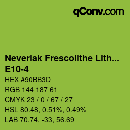 カラーコード: Neverlak Frescolithe Lithox Putop - E10-4 | qconv.com