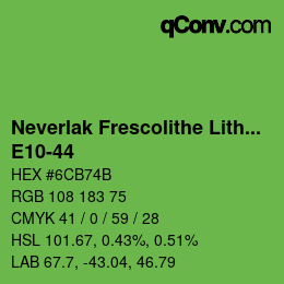 Color code: Neverlak Frescolithe Lithox Putop - E10-44 | qconv.com