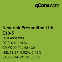 Code couleur: Neverlak Frescolithe Lithox Putop - E10-5 | qconv.com