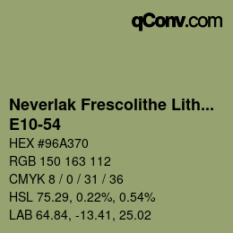 Farbcode: Neverlak Frescolithe Lithox Putop - E10-54 | qconv.com
