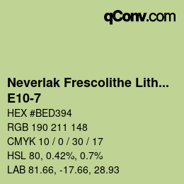 Farbcode: Neverlak Frescolithe Lithox Putop - E10-7 | qconv.com