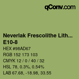 Color code: Neverlak Frescolithe Lithox Putop - E10-8 | qconv.com