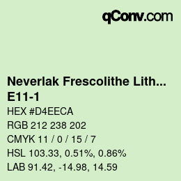 Farbcode: Neverlak Frescolithe Lithox Putop - E11-1 | qconv.com