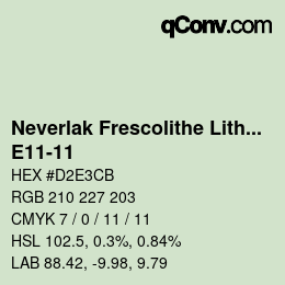 Farbcode: Neverlak Frescolithe Lithox Putop - E11-11 | qconv.com