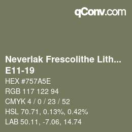Color code: Neverlak Frescolithe Lithox Putop - E11-19 | qconv.com