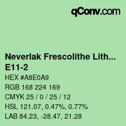 Farbcode: Neverlak Frescolithe Lithox Putop - E11-2 | qconv.com