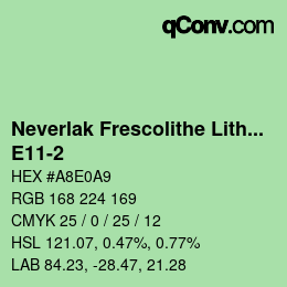 Farbcode: Neverlak Frescolithe Lithox Putop - E11-2 | qconv.com