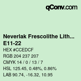 Farbcode: Neverlak Frescolithe Lithox Putop - E11-22 | qconv.com