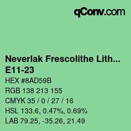 Farbcode: Neverlak Frescolithe Lithox Putop - E11-23 | qconv.com