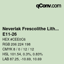 Farbcode: Neverlak Frescolithe Lithox Putop - E11-26 | qconv.com