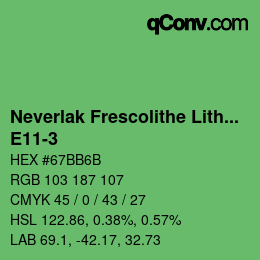 Farbcode: Neverlak Frescolithe Lithox Putop - E11-3 | qconv.com