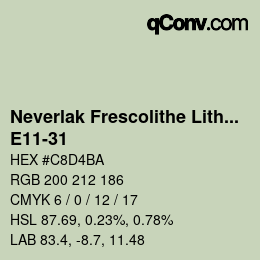 Color code: Neverlak Frescolithe Lithox Putop - E11-31 | qconv.com