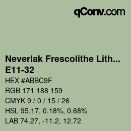 Farbcode: Neverlak Frescolithe Lithox Putop - E11-32 | qconv.com