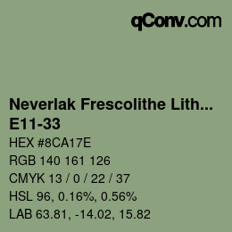 Color code: Neverlak Frescolithe Lithox Putop - E11-33 | qconv.com