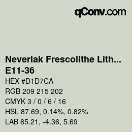 Color code: Neverlak Frescolithe Lithox Putop - E11-36 | qconv.com