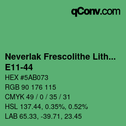 Farbcode: Neverlak Frescolithe Lithox Putop - E11-44 | qconv.com