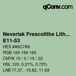 Farbcode: Neverlak Frescolithe Lithox Putop - E11-53 | qconv.com