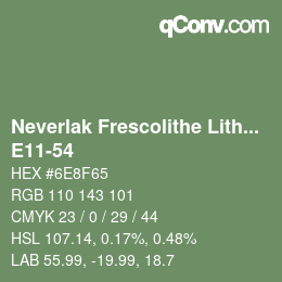 Farbcode: Neverlak Frescolithe Lithox Putop - E11-54 | qconv.com