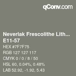 Código de color: Neverlak Frescolithe Lithox Putop - E11-57 | qconv.com