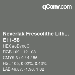 Color code: Neverlak Frescolithe Lithox Putop - E11-58 | qconv.com