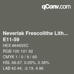 Code couleur: Neverlak Frescolithe Lithox Putop - E11-59 | qconv.com