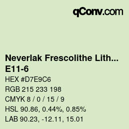 Farbcode: Neverlak Frescolithe Lithox Putop - E11-6 | qconv.com