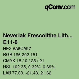 Color code: Neverlak Frescolithe Lithox Putop - E11-8 | qconv.com