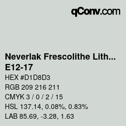 Color code: Neverlak Frescolithe Lithox Putop - E12-17 | qconv.com