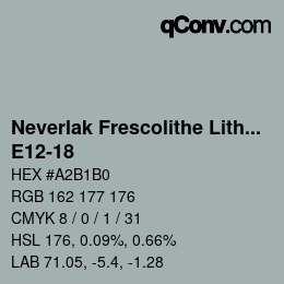 Farbcode: Neverlak Frescolithe Lithox Putop - E12-18 | qconv.com