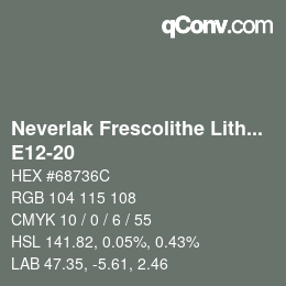 Color code: Neverlak Frescolithe Lithox Putop - E12-20 | qconv.com