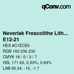 Farbcode: Neverlak Frescolithe Lithox Putop - E12-21 | qconv.com