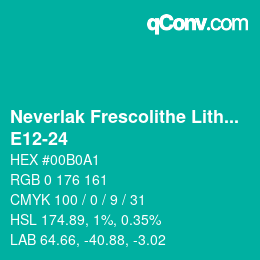 Color code: Neverlak Frescolithe Lithox Putop - E12-24 | qconv.com