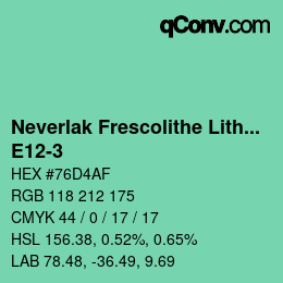 Farbcode: Neverlak Frescolithe Lithox Putop - E12-3 | qconv.com
