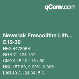 Code couleur: Neverlak Frescolithe Lithox Putop - E12-30 | qconv.com