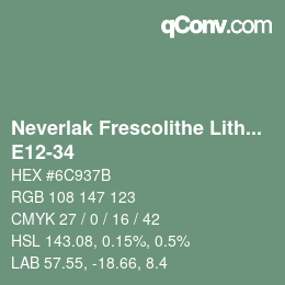 Color code: Neverlak Frescolithe Lithox Putop - E12-34 | qconv.com