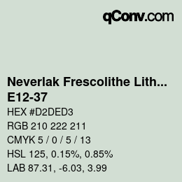 カラーコード: Neverlak Frescolithe Lithox Putop - E12-37 | qconv.com