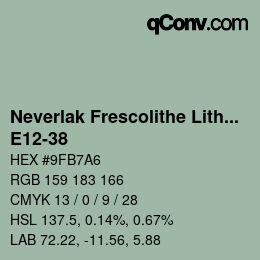 Color code: Neverlak Frescolithe Lithox Putop - E12-38 | qconv.com