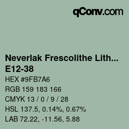 Color code: Neverlak Frescolithe Lithox Putop - E12-38 | qconv.com