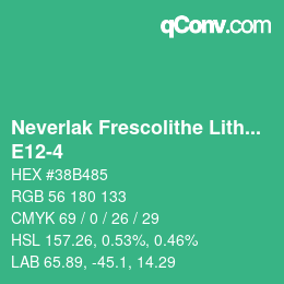 Color code: Neverlak Frescolithe Lithox Putop - E12-4 | qconv.com